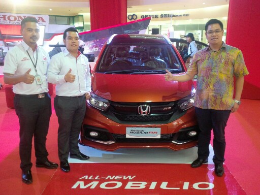 Honda New Mobilio saat diperkenalkan di Mal Ska Pekanbaru beberapa waktu lalu
